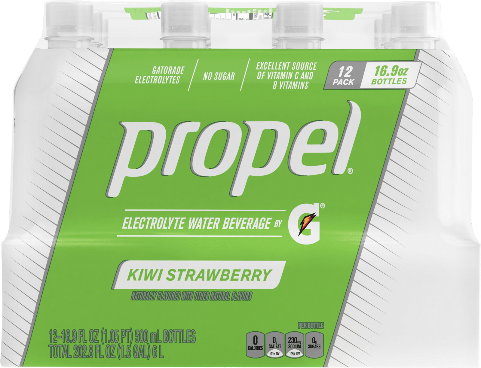 Propel Zero Calories Water Beverage Kiwi Strawberry