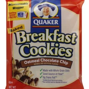Quaker Fruit & Oatmeal Bfstcookie Chocolate Chip 84.48Z