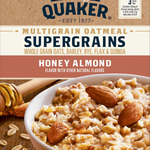 Quaker Supergrains Honey Almond Multigrain Oatmeal 6 Ea