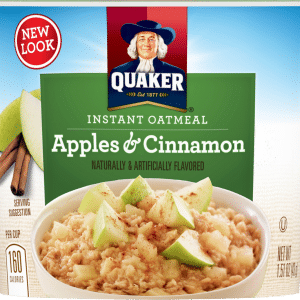 Quaker Apples & Cinnamon Instant Oatmeal