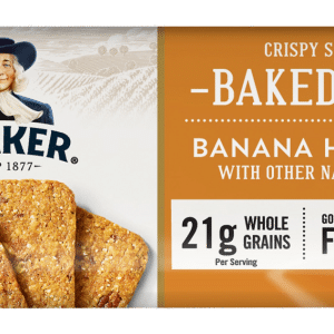 Quaker Banana Honey Nut Baked Flats Crispy Snack Bars