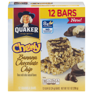 Quaker Chewy Granola Bars Banana Chocolate Chip
