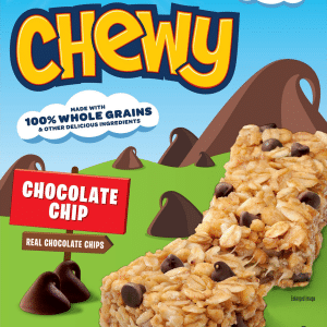 Quaker Chocolate Chip Chewy Granola Bars Family Size 24 Ea