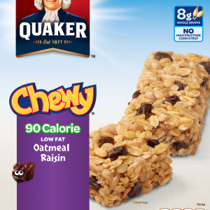 Quaker Low Fat Oatmeal Raisin Chewy Granola Bars 12 Ea