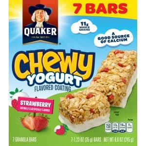 Quaker Chewy Yogurt Granola Bars Strawberry