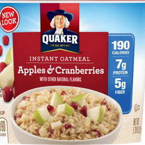 Quaker Instant Oatmeal Apples & Cranberries