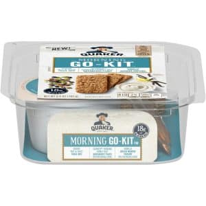 Quaker Morning Go Kit Trail Mix Honey Nut Breakfast Flats Vanilla Greek Yogurt