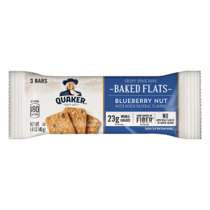 Quaker Crispy Snack Bars Baked Flats Blueberry Nut