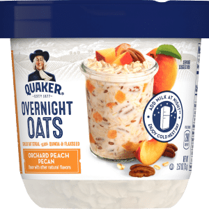 Quaker Orchard Peach Pecan Overnight Oats