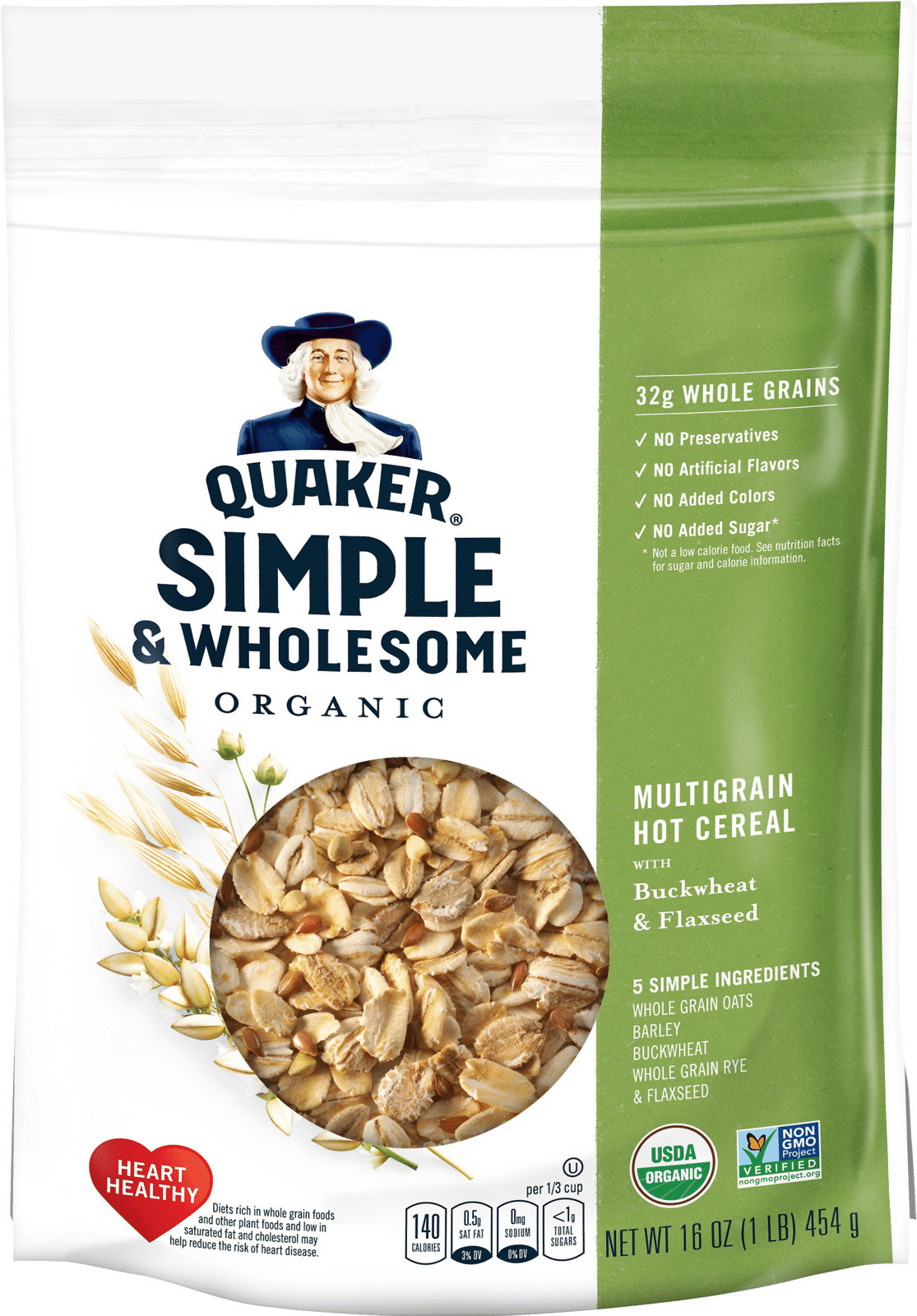 Quaker Organic Multigrain with Buckwheat & Flaxseed Hot Cereal