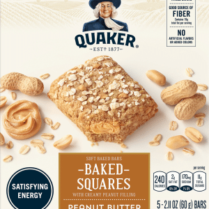 Quaker Peanut Butter Baked Squares 5 ea