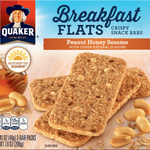 Quaker Peanut Honey Sesame Breakfast Flats 5 ea