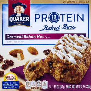 Quaker Protein Baked Bars Oatmeal Raisin Nut Flavor