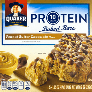 Quaker Protein Baked Bars Peanut Butter Chocolate