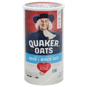 Quaker Oats 100% Whole Grain Oats Quick 1-Minute