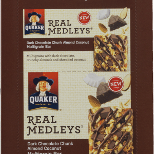 Quaker Dark Chocolate Chunk Almond Coconut Real Medleys Multigrain Bar 10 Ea