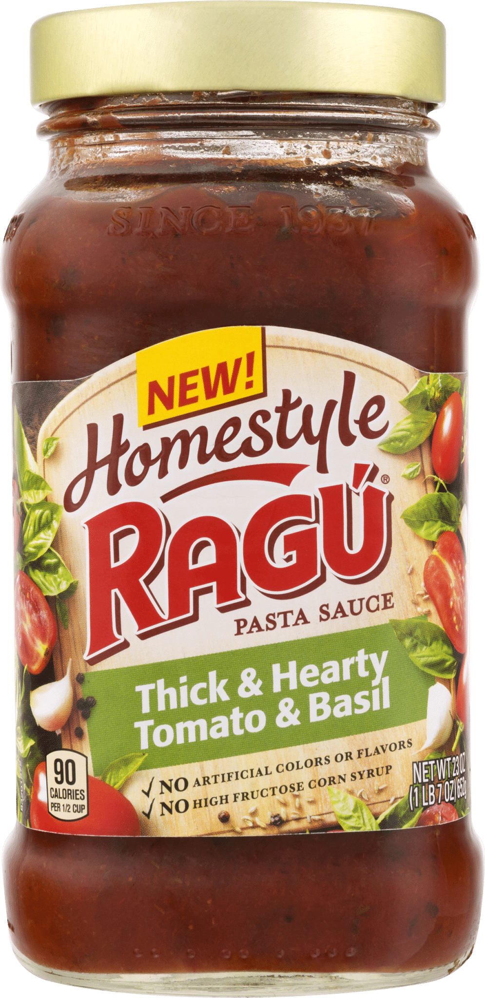 Ragu Homestyle Pasta Sauce Thick & Hearty Tomato & Basil