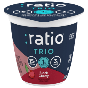 :ratio Trio Yogurt Cultured Dairy Snack Black Cherry