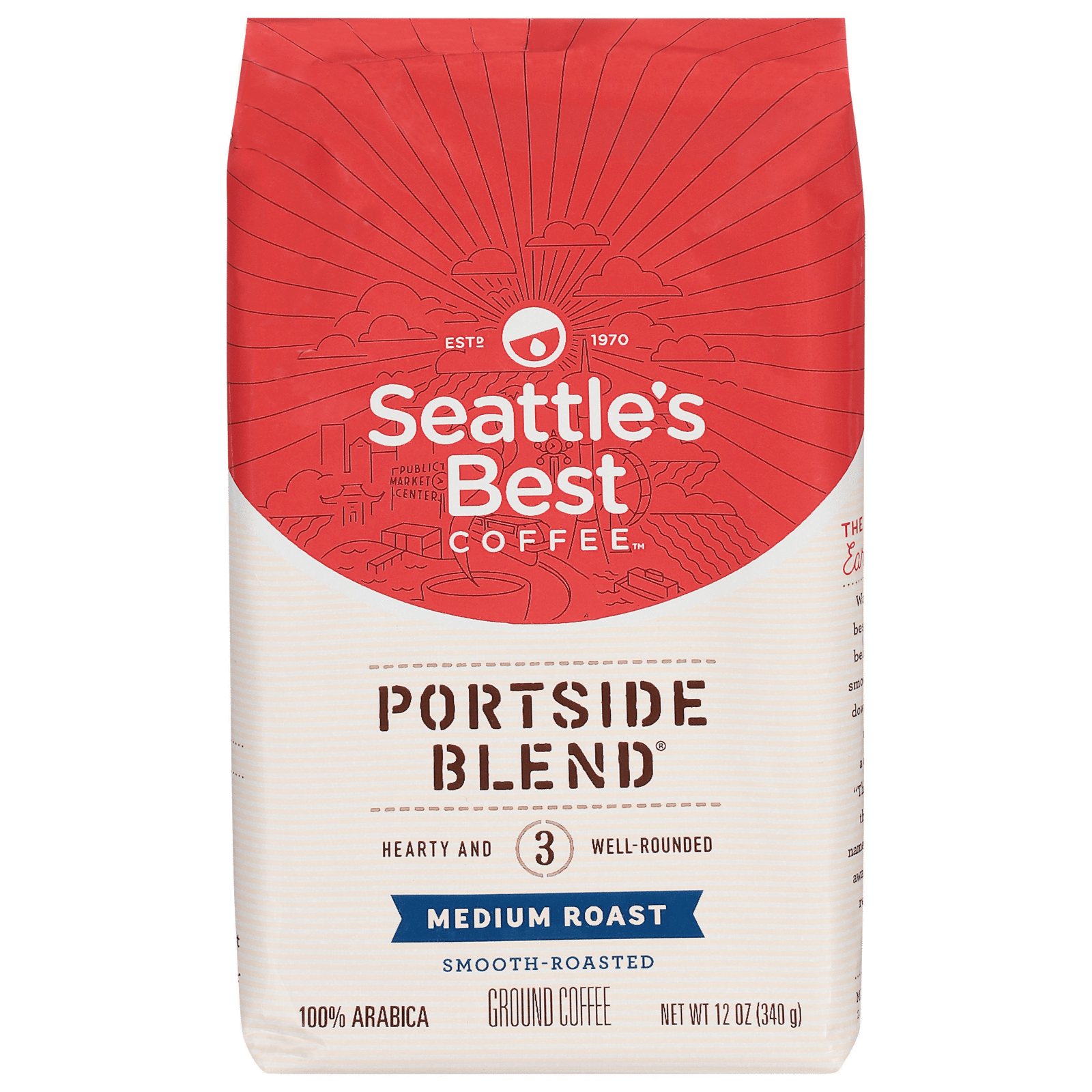 Seattle's Best Coffee Portside Blend Medium Roast Ground Coffee