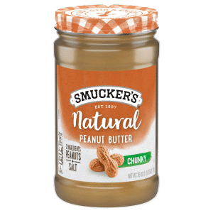 Smucker's Peanut Butter Chunky Natural