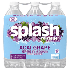 Nestle Splash Natural Acai Grape Flavored Water Beverage