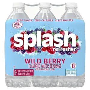 Splash Refresher Zero Sugar Water Wild Berry