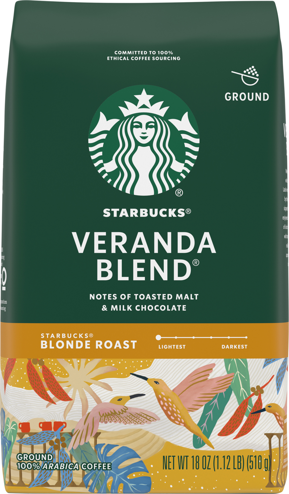 Starbucks Veranda Blend Blonde Roast Ground Coffee