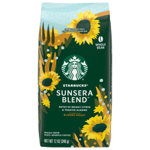 Starbucks Sunsera Blend Blonde Roast Whole Bean Coffee