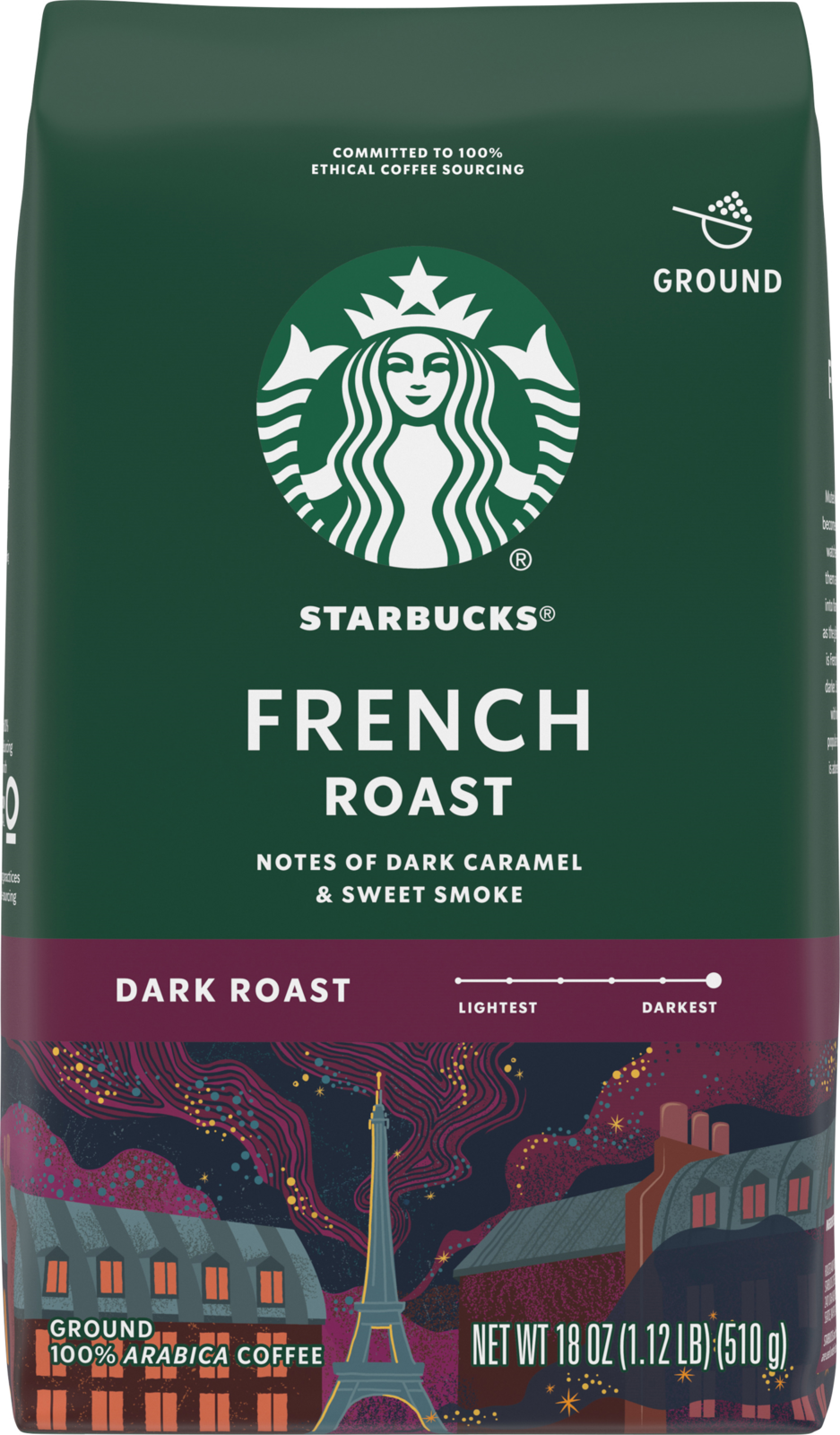 Starbucks Dark Roast Ground French Roast Coffee
