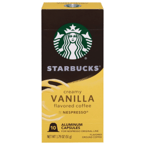Starbucks Ground Creamy Vanilla Coffee Capsules