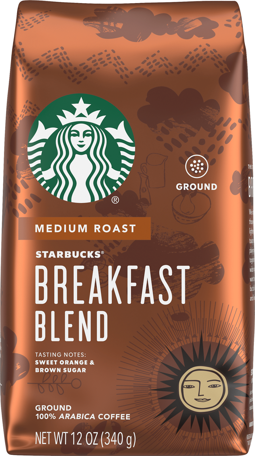 Starbucks Breakfast Blend Medium Ground Coffee