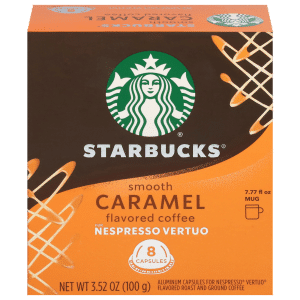 Starbucks Smooth Caramel Flavored Coffee Capsules