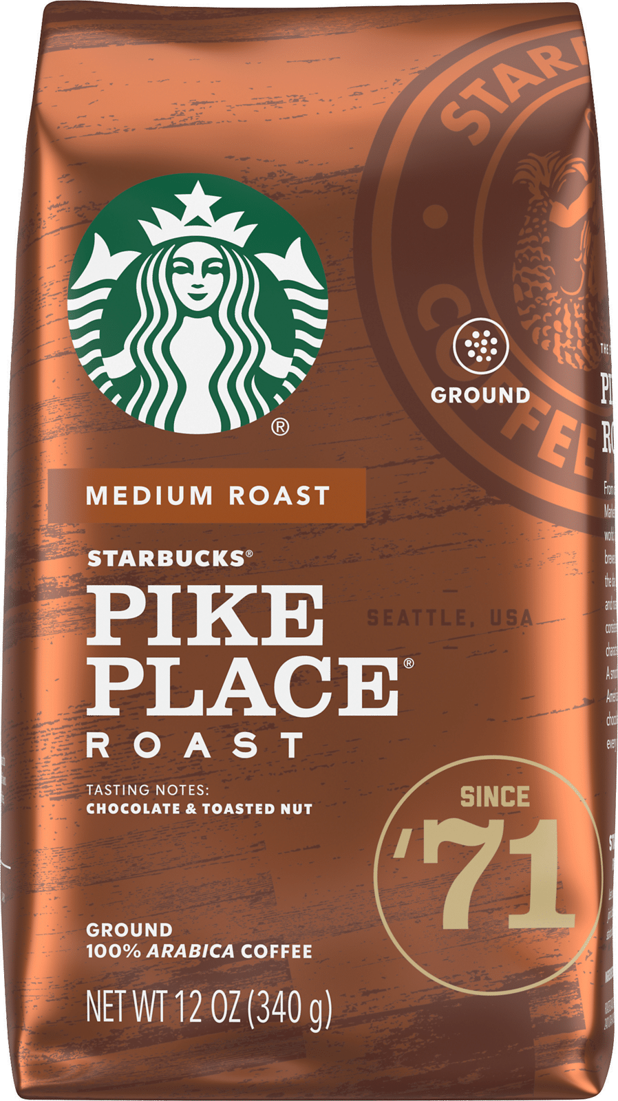 Starbucks Pike Place Roast Medium Roast Ground Coffee