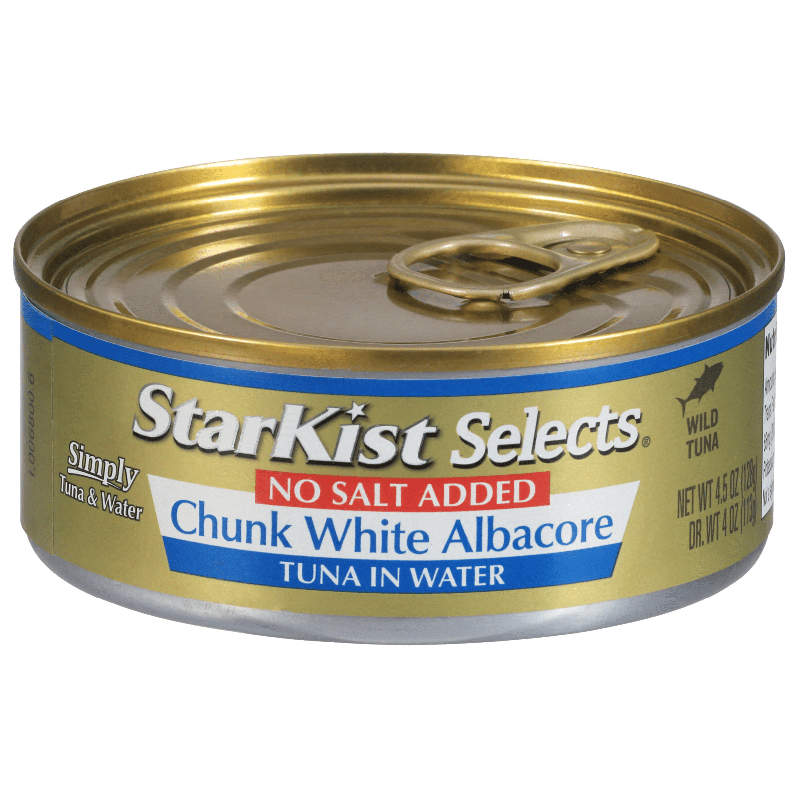 StarKist Selects No Salt Added Chunk White Albacore Tuna In Water