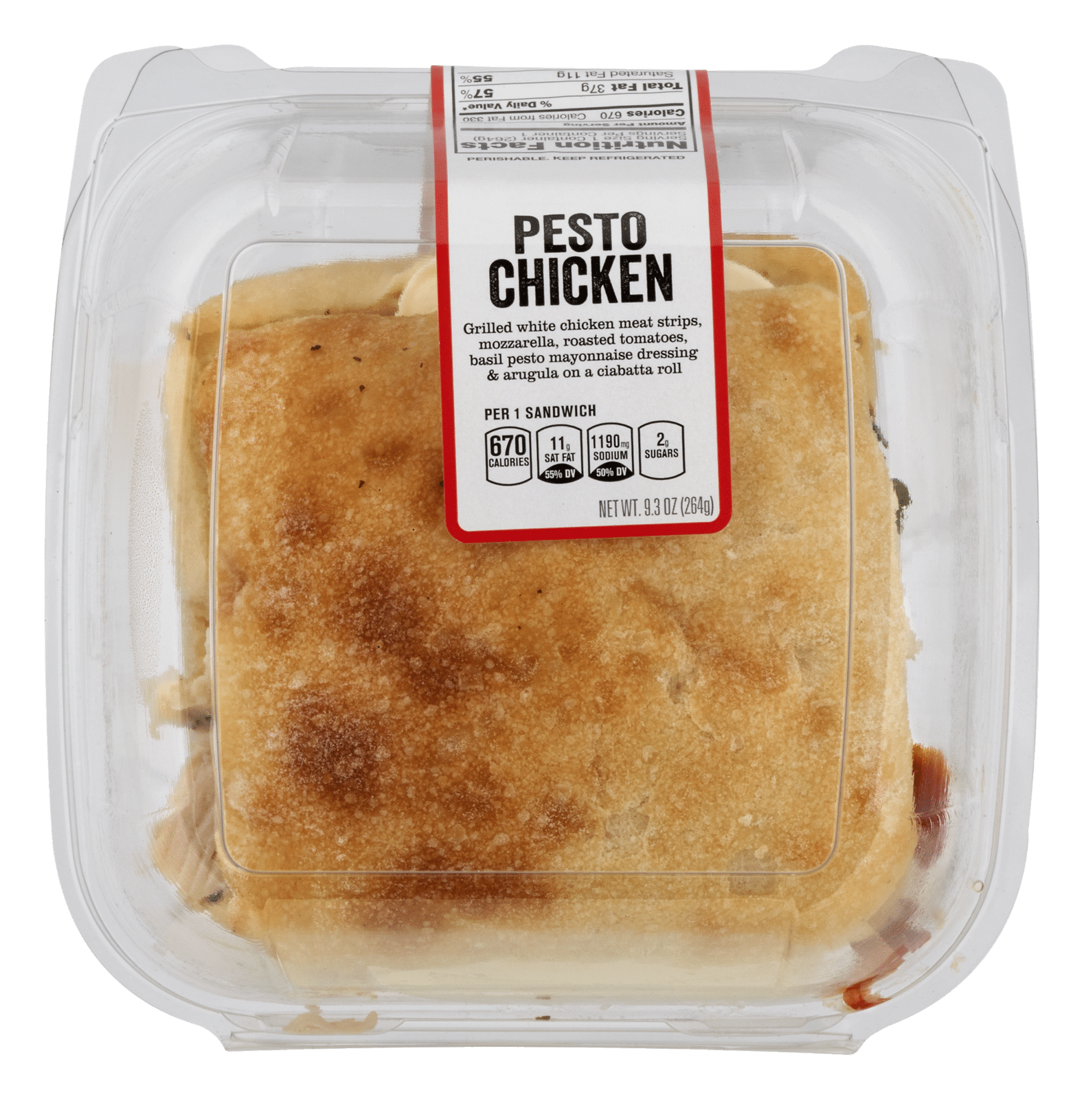 Taylor Farms Sandwich Pesto Chicken