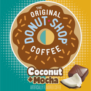 The Original Donut Shop Duos Coconut + Mocha Keurig Single-Serve K-Cup Pods, Medium Roast Coffee