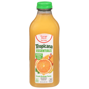 Tropicana Essentials Orange Juice Blend No Pulp