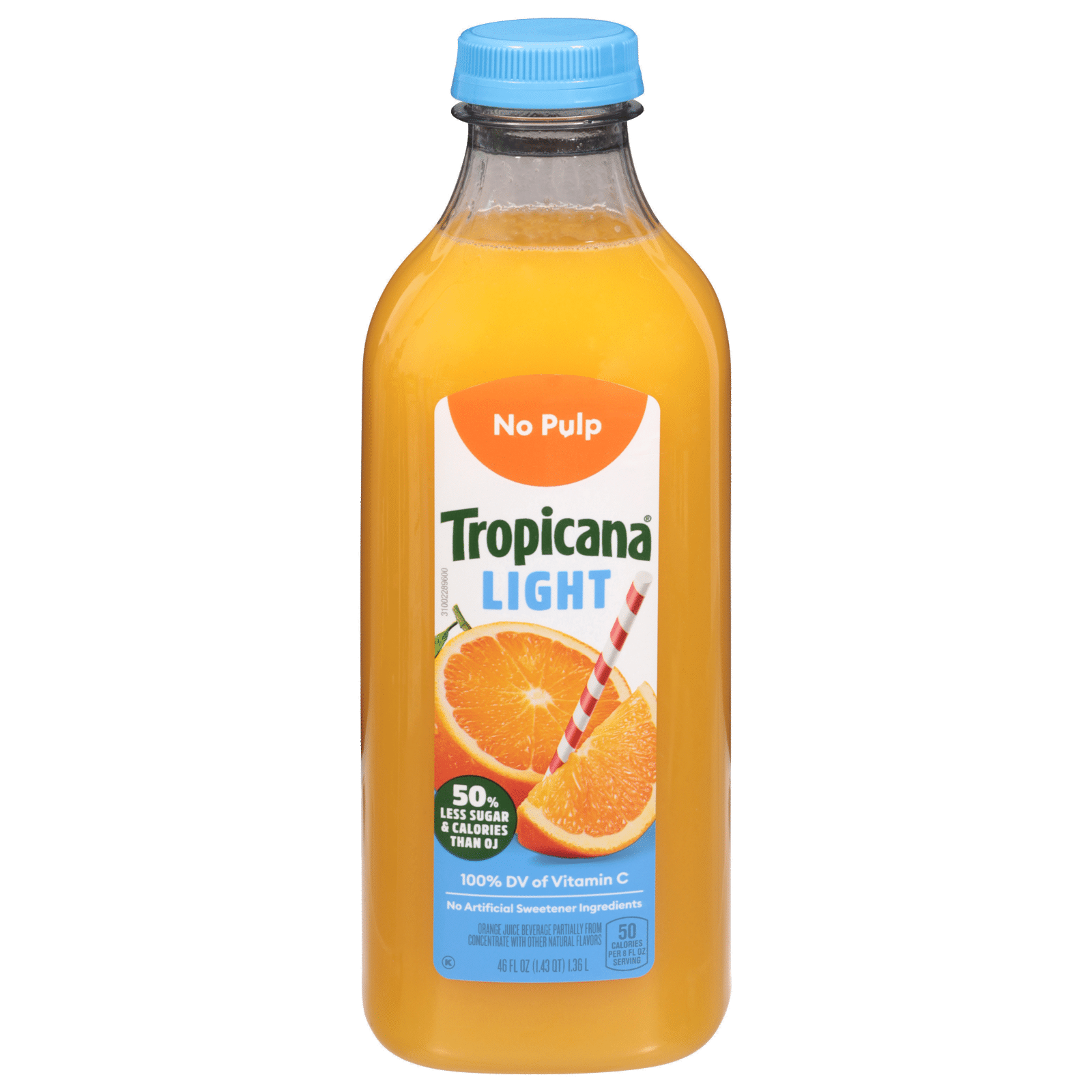 Tropicana Light Orange 100% Juice No Pulp