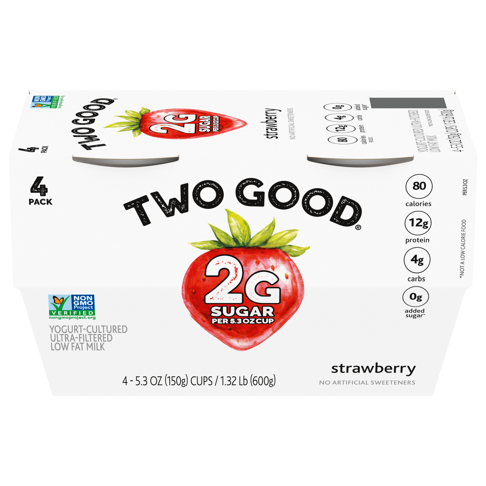 Two Good Light & Fit Yogurt Strawberry