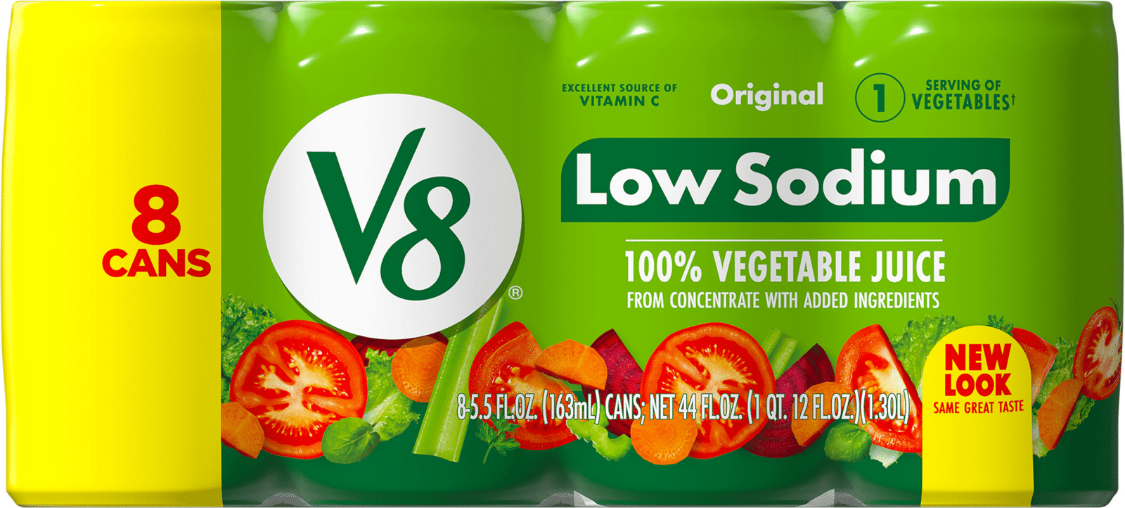 V8 Low Sodium Original 100% Vegetable Juice