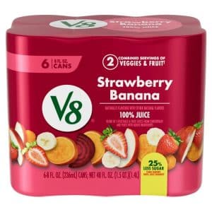 V8 100% Juice Strawberry Banana
