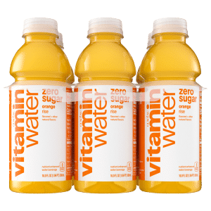 Glaceau Vitaminwater Zero Sugar Enhanced Water Beverage Rise Orange
