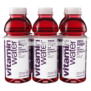 Glaceau Vitaminwater Zero Sugar Xxx Nutrient Enhanced Water Beverage Acai-Blueberry-Pomegranate
