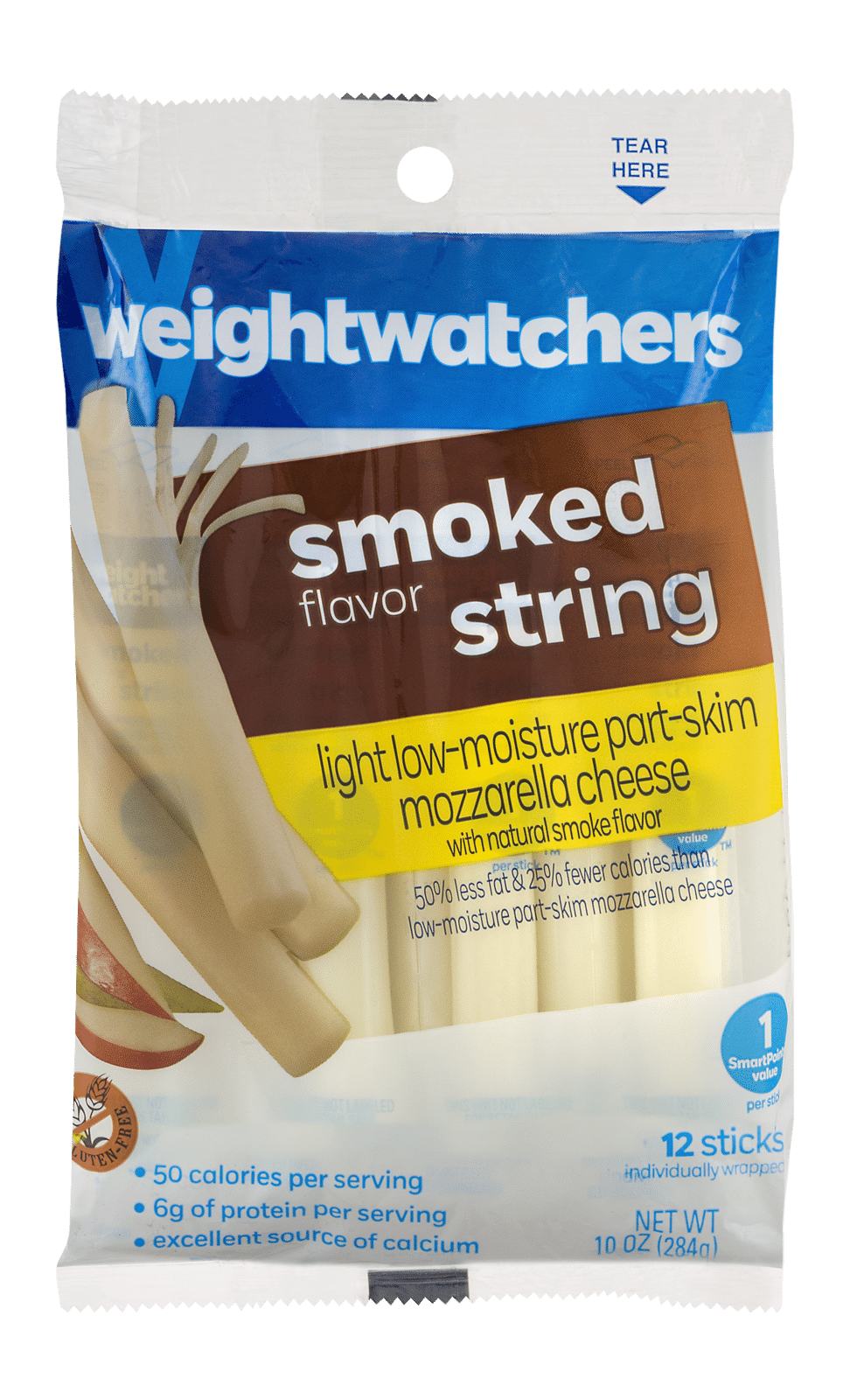 Weight Watchers Smoked Flavor Low-Moisture Part-Skim Mozzarella String Cheese