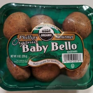 Phillips Gourmet Baby Bella Mushrooms Organic