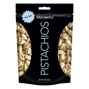 Wonderful Pistachios Roasted with No Salt