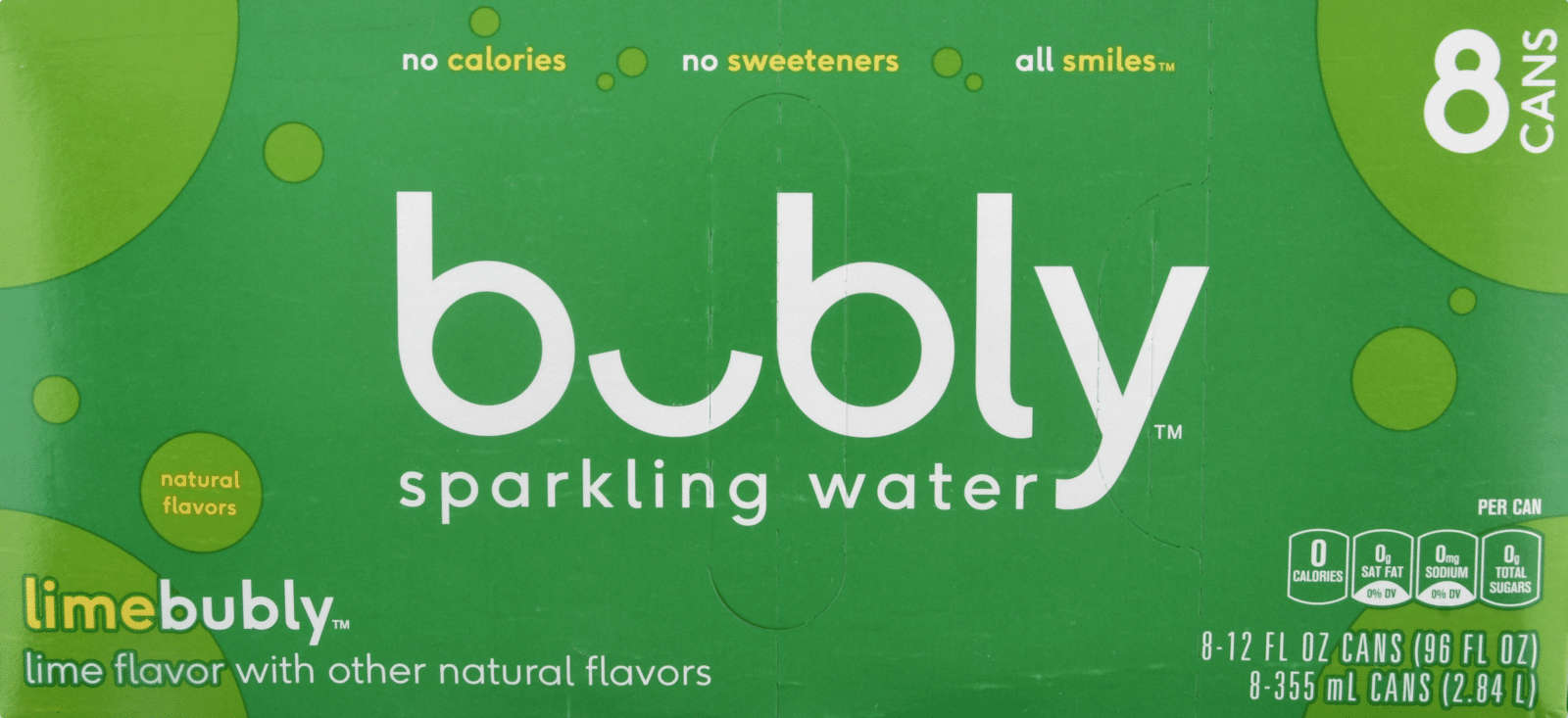 bubly Lime Sparkling Water 8 ea