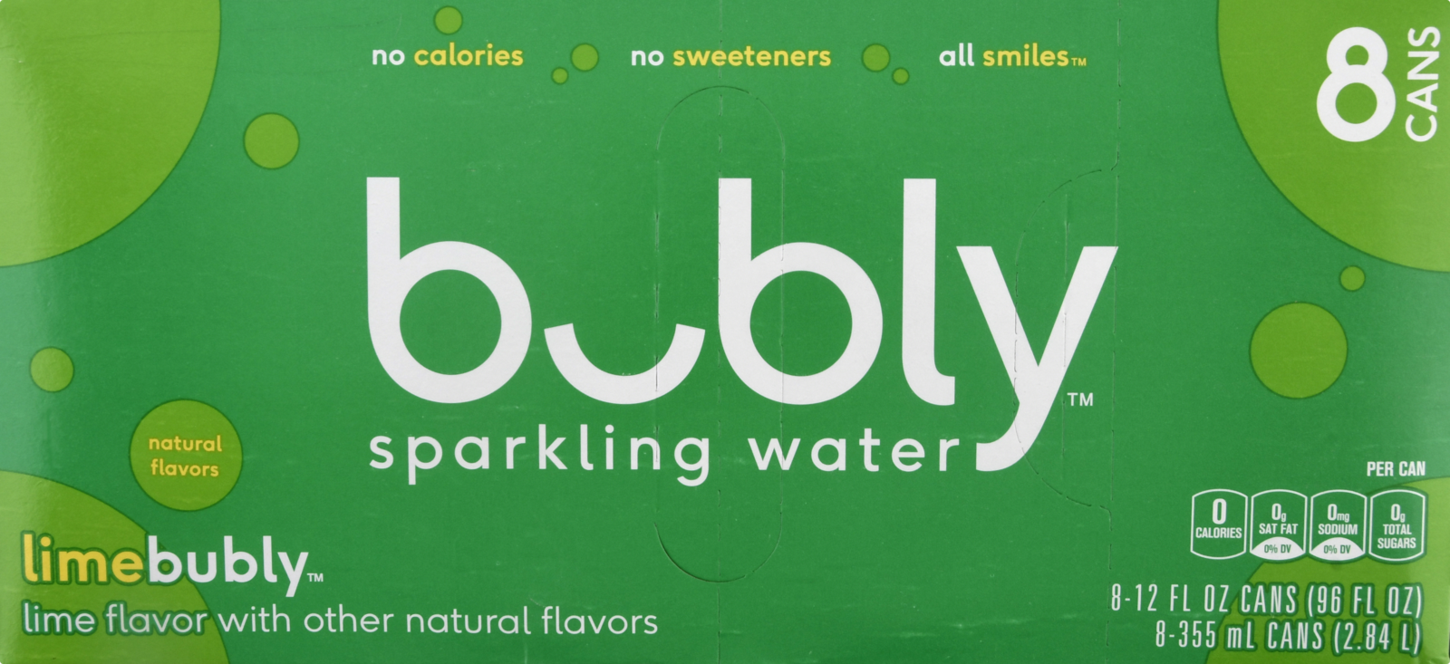 bubly Lime Sparkling Water 8 ea