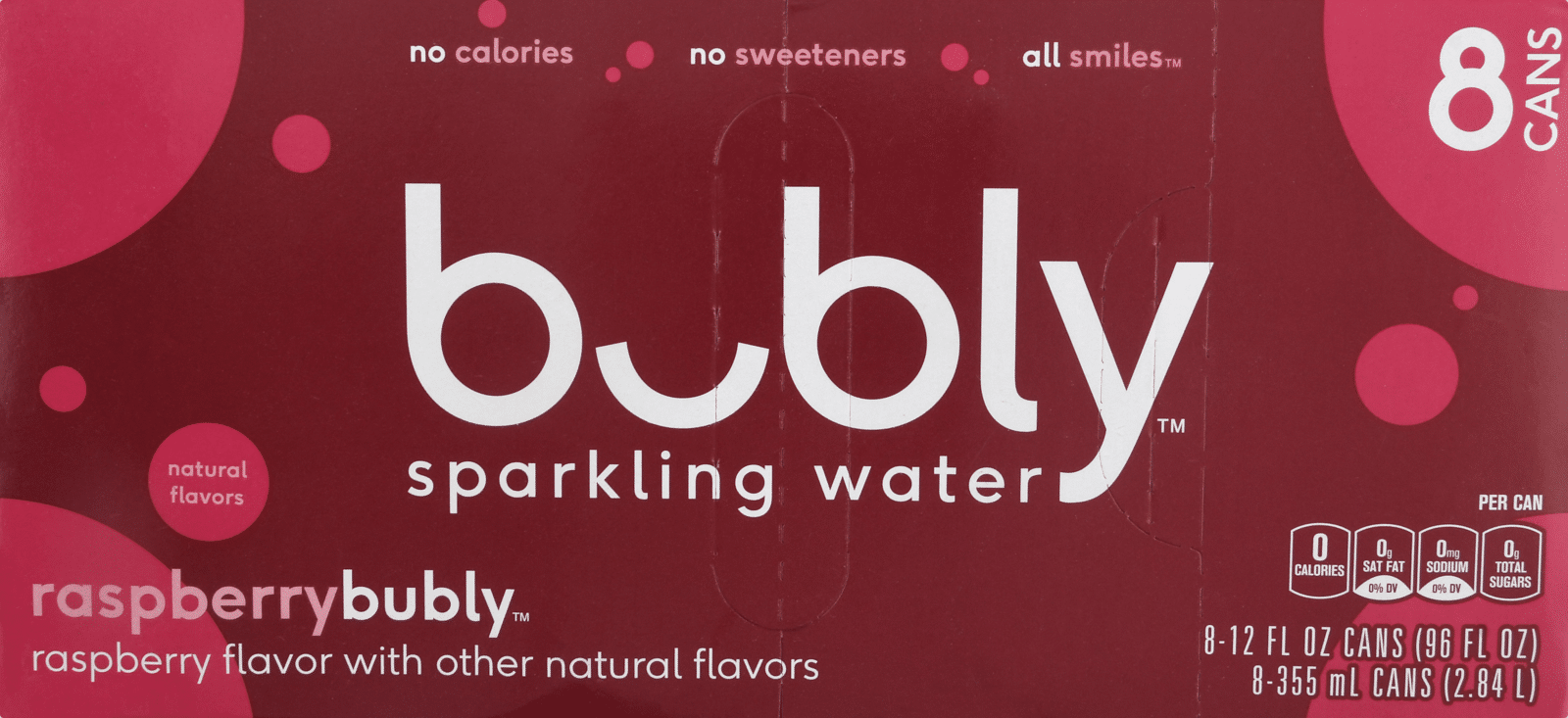 bubly Sparkling Water Raspberry